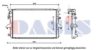 AKS DASIS 040051N Radiator, engine cooling